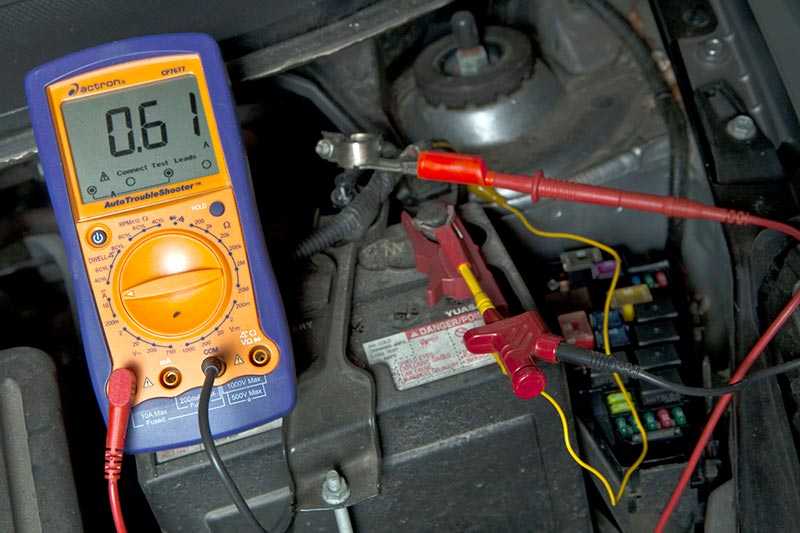 Как проверить утечку тока на автомобиле мультиметром — auto-self.ru