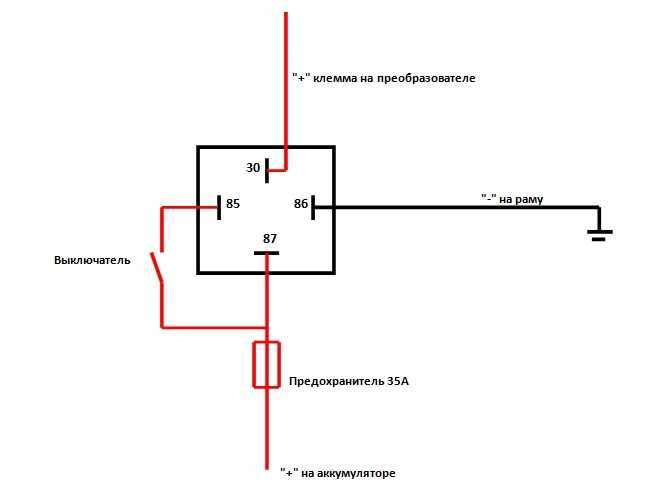 Схема подключения пятиконтактного реле - tokzamer.ru