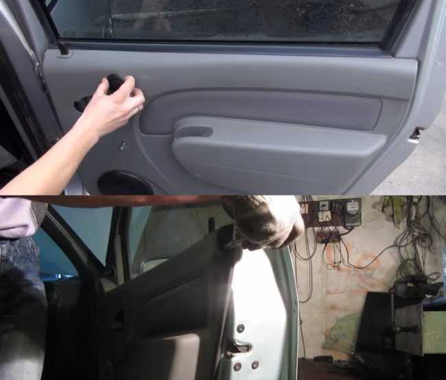 Как снять обшивку двери рено сандеро: особенности снятия с передних и задних дверей