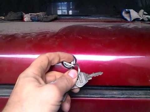 Как правильно открыть багажник на ваз-2107 без ключа