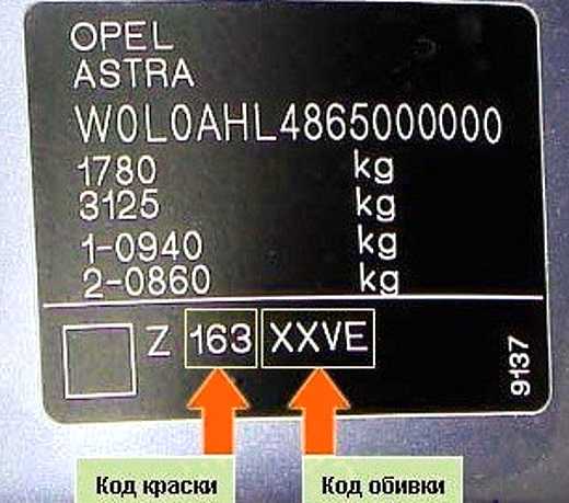 Как узнать код краски автомобиля по вин-коду