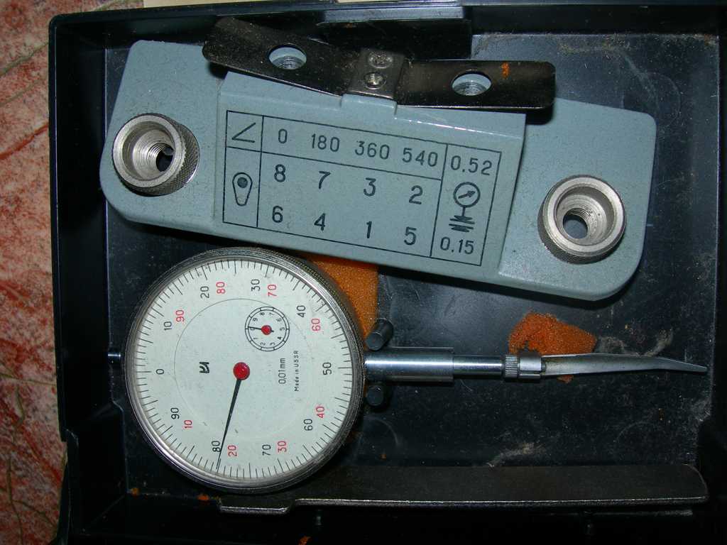 Инструмент для регулировки клапанов с индикатором 2101-07 набор