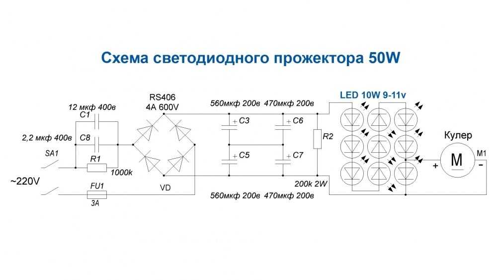 Принцип работы и схемы подключения двухцветных светодиодов