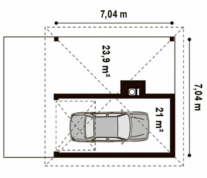 Подбираем размеры гаража: стандартные на две машины и одну, оптимальная ширина и высота