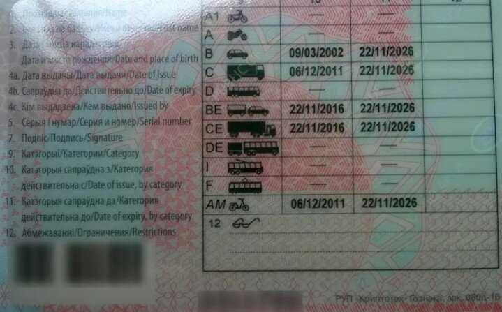 Расшифровка водительского удостоверения нового образца 2021 | категории прав | shtrafy-gibdd.ru