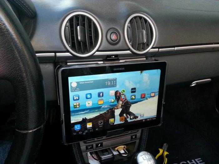 Установка планшета в автомобиль вместо магнитолы своими руками