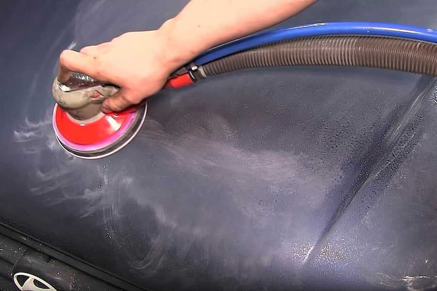Как правильно убрать подтеки после покраски авто