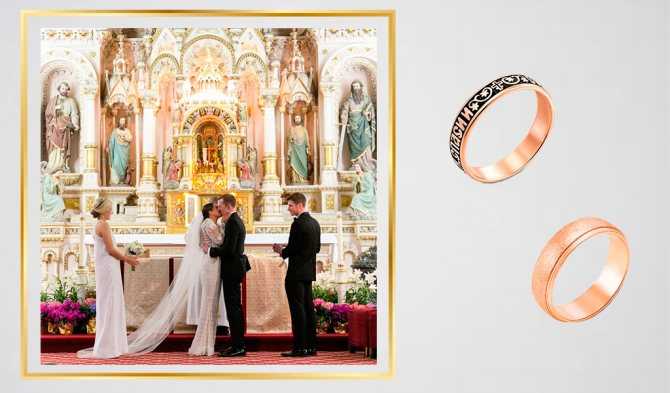 Какие кольца на венчание нужны Кольца для венчания в Русской Православной Церкви Обряд венчания – это не только одно из самых красивейших и трогательных