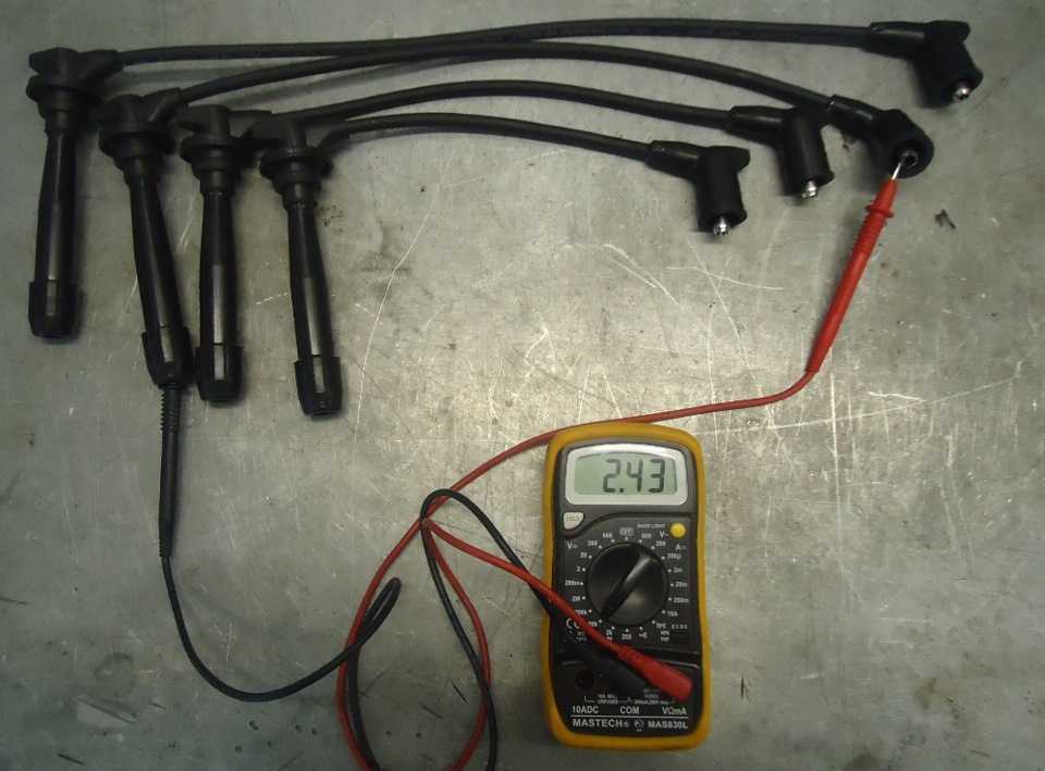 Как проверить высоковольтные провода зажигания на автомобиле