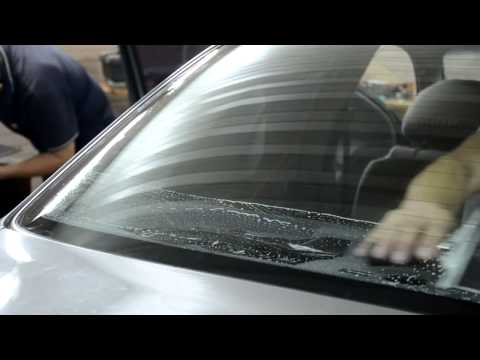 Тонировка автомобиля своими руками. видео