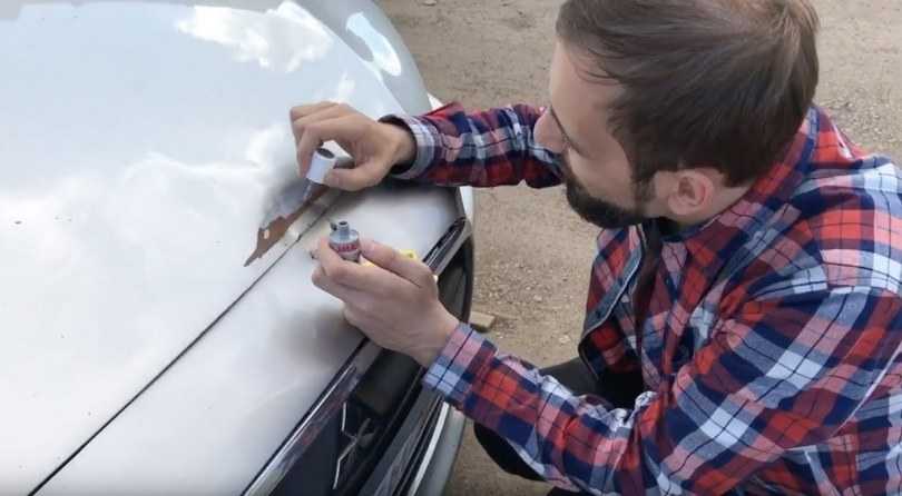 Покраска авто из баллончика своими руками видео
