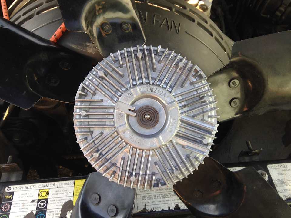 Вискомуфта вентилятора автомобиля: разновидности, ремонт