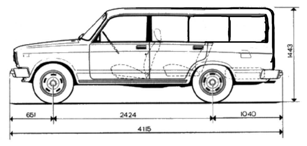 Лада 2107 1982, 1983, 1984, 1985, 1986, седан, 1 поколение технические характеристики и комплектации