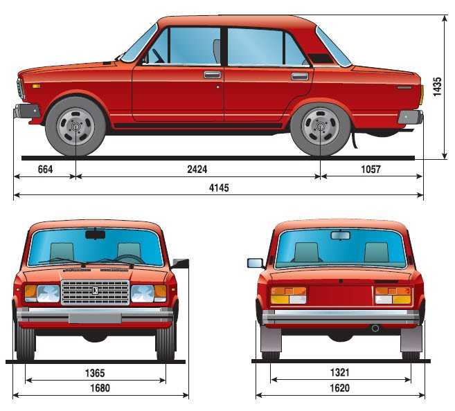 Ширина машины ваз 2107 Габариты автомобиля ВАЗ 2107 и другие характеристики Выпуск легендарной семерки на Волжском автозаводе начался в марте 1982 года и