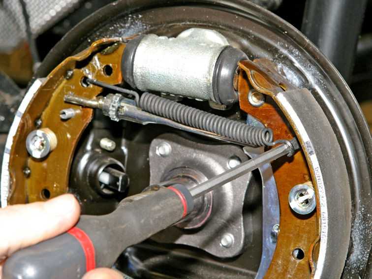 Замена задних тормозных колодок на автомобиле рено логан 1 | twokarburators.ru