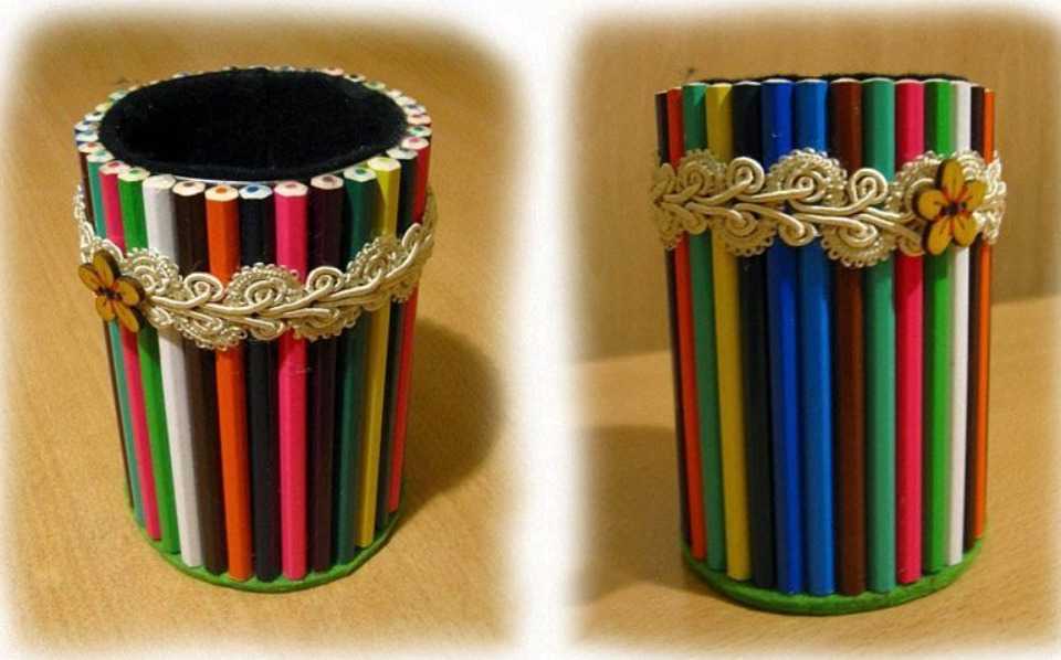 Поделки из карандашей своими урками: как сделать интересные и оригинальные подарки из карандашей (видео + 105 фото)