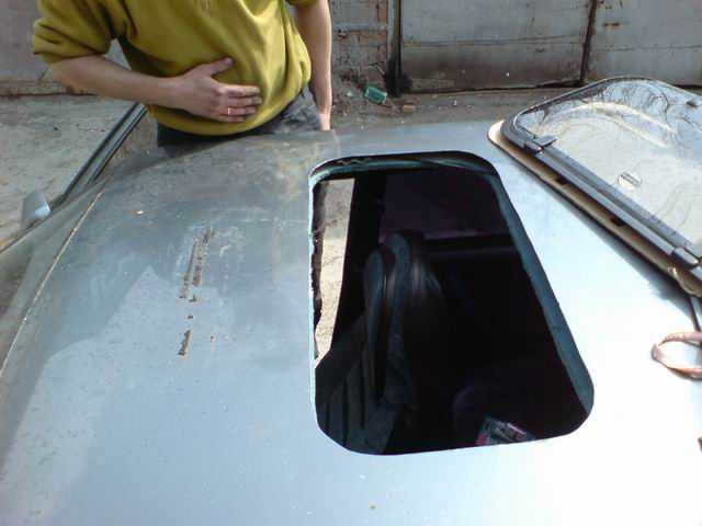Как сделать люк на крышу автомобиля своими руками