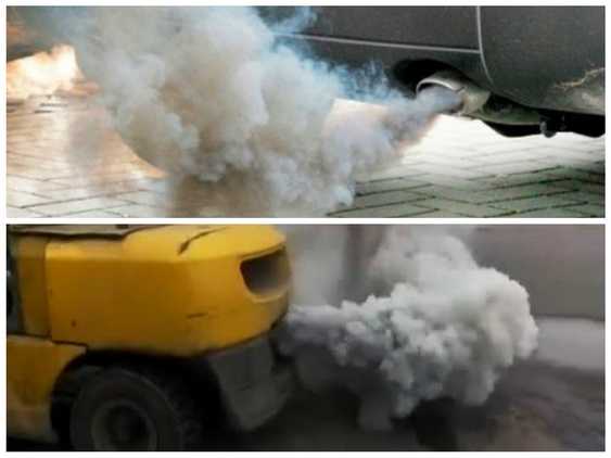 Дымит дизельный двигатель сизым дымом причины камаз