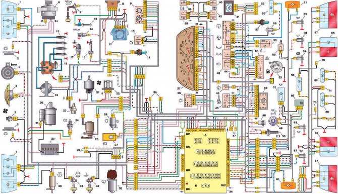 Электросхема ваз-2112 инжектор 16 клапанов с описанием: фото