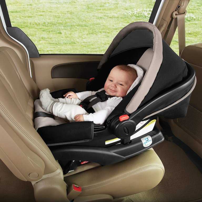 Как перевозить новорожденного в машине на заднем сиденье
